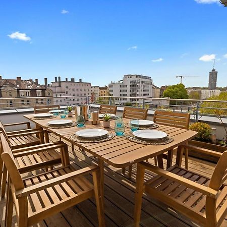 Arbio I Premium Penthouse Apartment Augsburg Buitenkant foto
